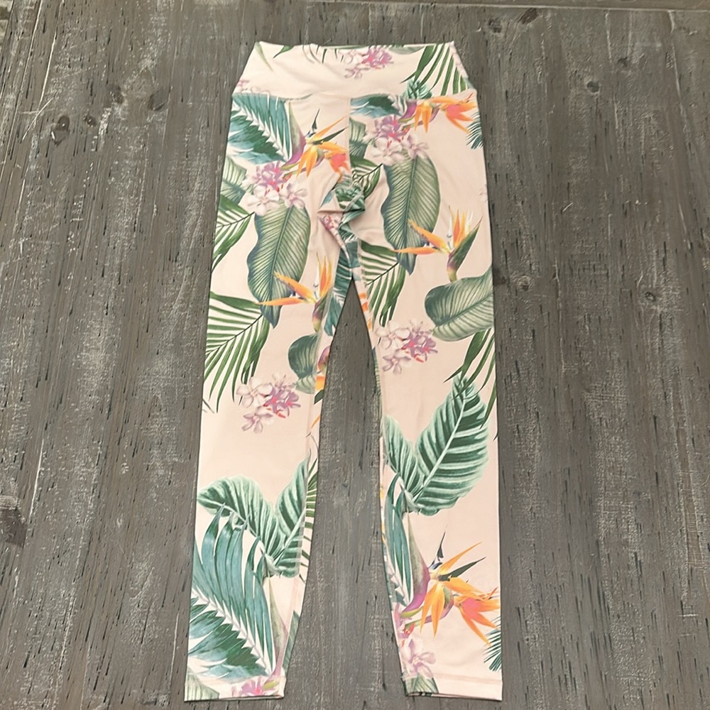 Spiritual Gangster Tropical Palm Print Leggings - Picture 5 of 9